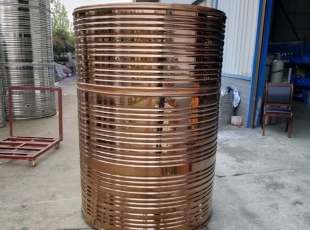 玫瑰金圆形水箱