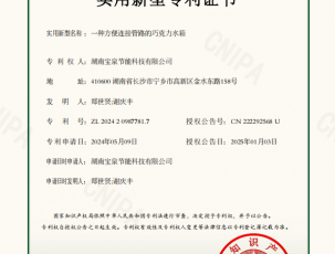 衡阳一种方便连接管路的巧克力水箱-实用新型专利证书