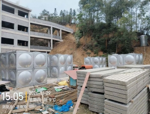 衡阳浏阳市水箱安装现场