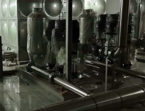 江西萍乡-天润芙蓉项目-二次供水设备+泵房现场