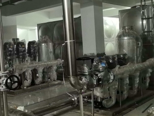 江西萍乡-天润芙蓉项目-二次供水设备+泵房现场