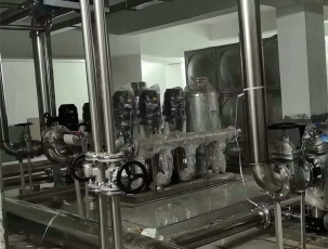 江西萍乡-天润芙蓉项目-二次供水设备+泵房现场